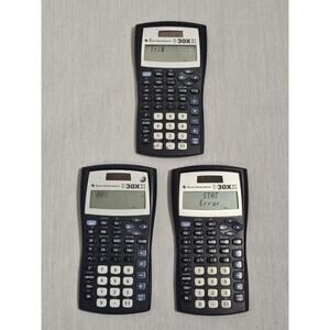 Texas Instruments - 30X IIS Lot Of 3 Calculators - Used Great Condition